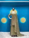 LG 1853 Embroidery Georgette Sharara Readymade Suit Wholesale Price In Surat
